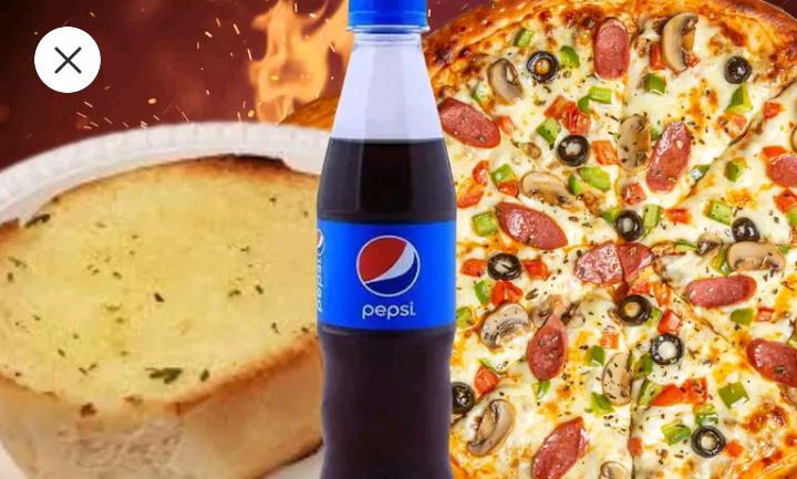 1 Small Pizza 2 Garlic Bread 300 Ml Drink