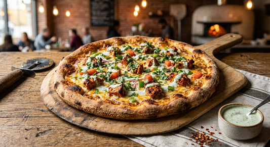 Creamy Tikka Pizza recipe with Flavour tikka,rich creamy sauce,goory melted cheese