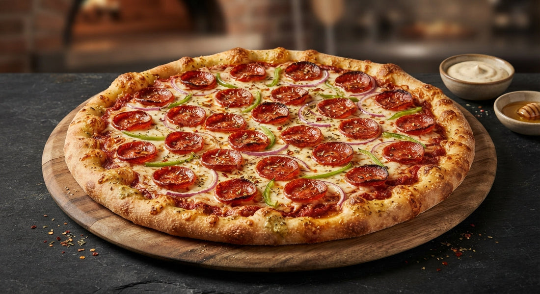 Chicken pepperoni Pizza Fresh recipe