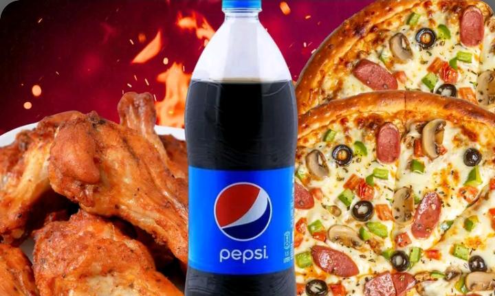 2 Reg Pizza+Wings or potato skin+Drink